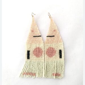 Salihah Moore beaded earrings